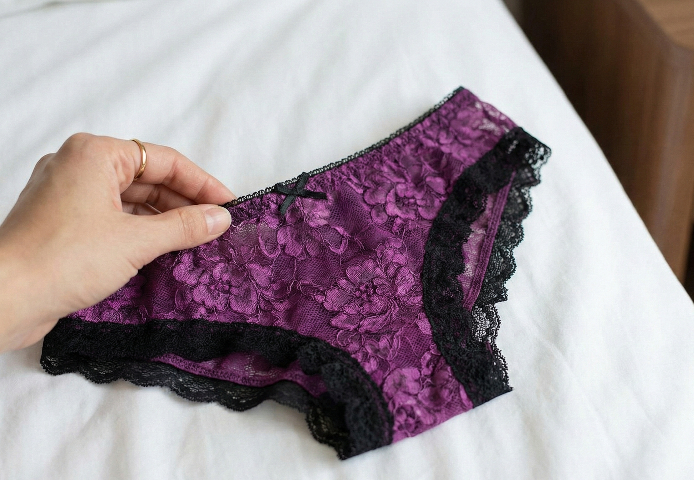 🌸Antibacterial cotton panties with lace embroidery 🌸 | Pack of 4