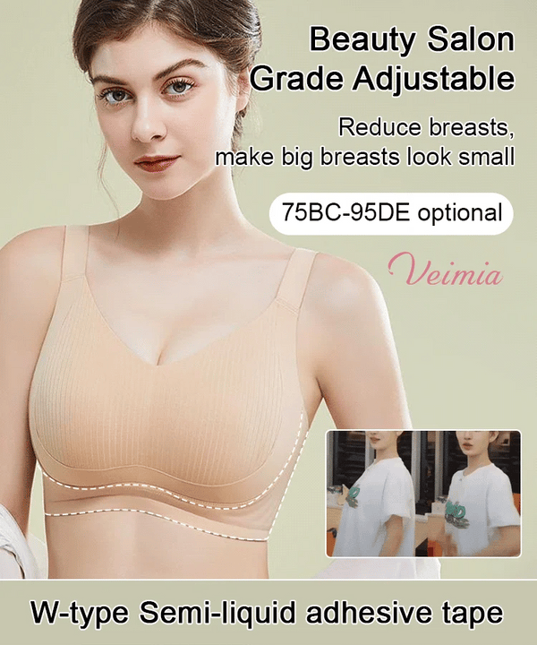 🔥Summer Sale🏆Wire-Free Non-Marking Skin-Friendly Push-Up Bra 🔥(Pack of 3)