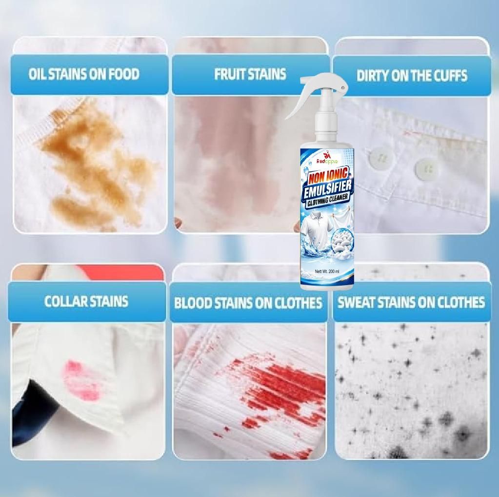 All-Purpose Clothing Stain Cleaner – Removes Coffee, Wine & Oil Stains in Seconds! BUY 1 GET 1 FREE