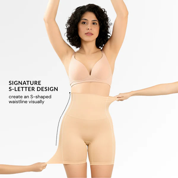 4-in-1 Tummy Tucker - Quick Slim Shaper for Tummy, Thighs, Hips, Back [COOL & BREATHABLE]