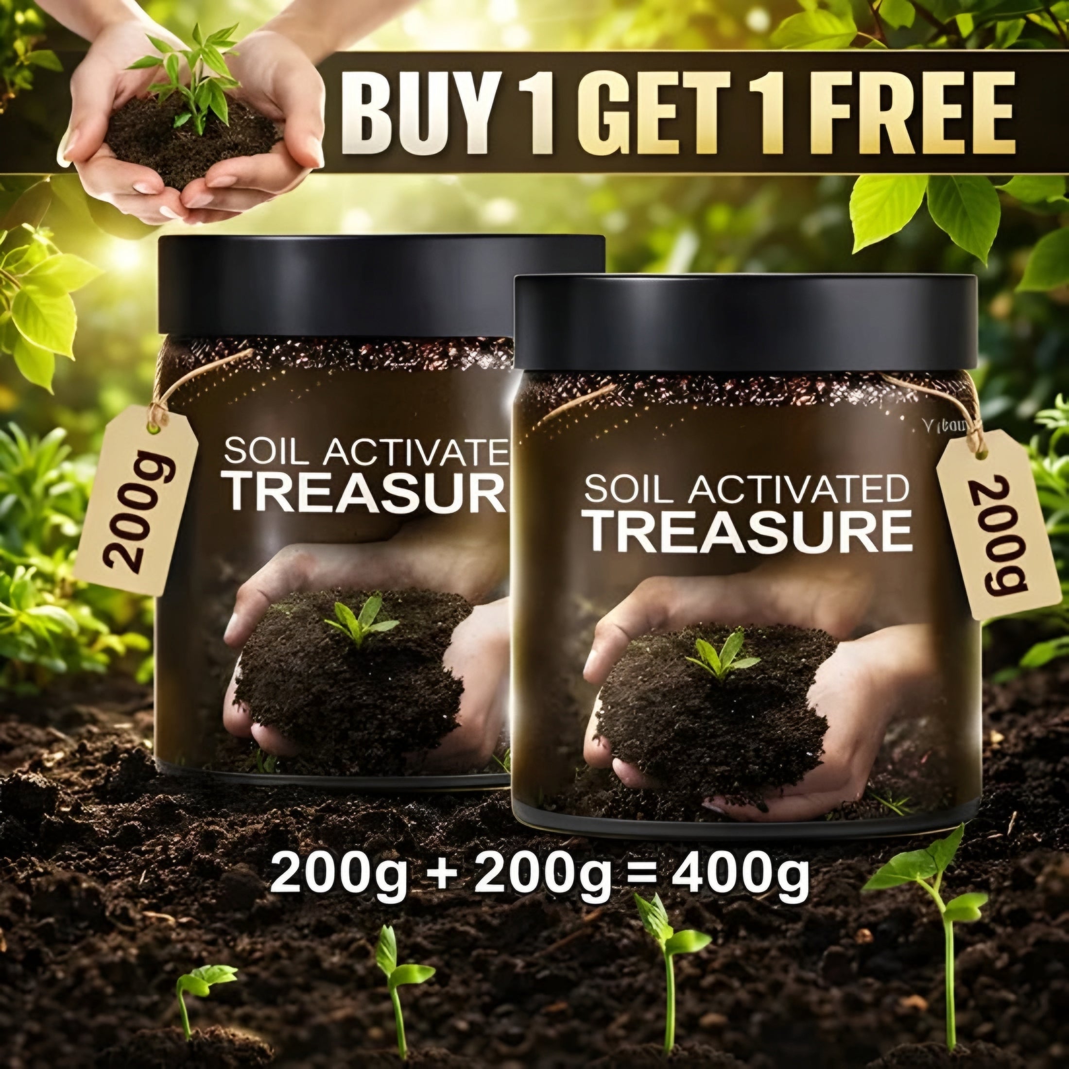 Premium Soil Activator 200gram| BUY 1 GET 1 FREE (200g Each)