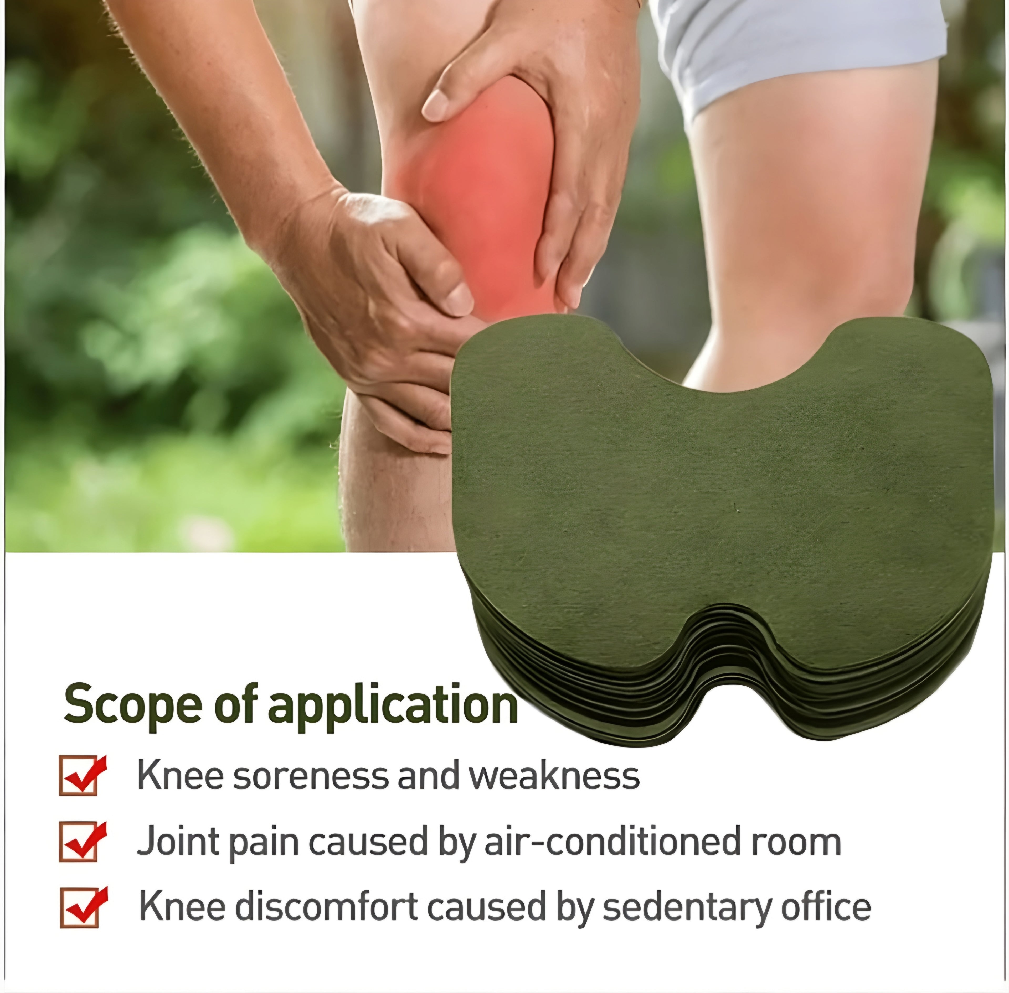 HerbaFlex™ 🌿 Natural Knee Relief Patches ( Buy 10 Get 10 Free ✨)