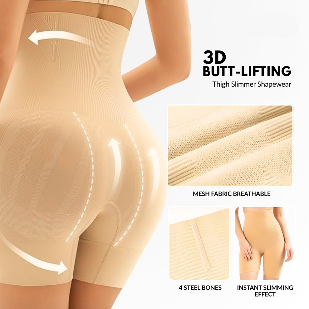 4-in-1 Tummy Tucker - Quick Slim Shaper for Tummy, Thighs, Hips, Back [COOL & BREATHABLE]