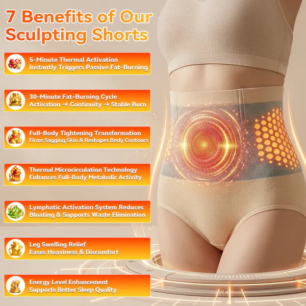 4‑In‑1 Micro‑Particle Sculpting & Fat‑Burn Shorts (Buy 1 Get 1 FREE)